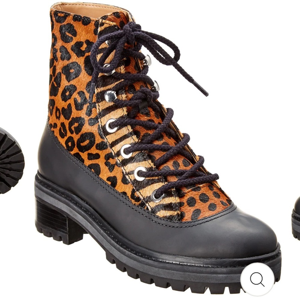 Schutz Mafalda Haircalf & Leather Boot